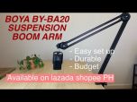 Boya BY-BA20 Spring Loaded Suspension Arm 500605