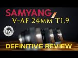 Samyang V-AF 24mm T1.9 Sony FE Cine Lens