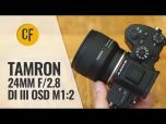 Tamron 24mm F/2.8 Di III OSD M1:2 Lens for Sony - Fixed Focus Lens