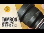 Tamron 20mm F/2.8 Di III OSD M1:2 Lens for Sony - Fixed Focus Lens