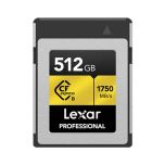 Lexar 512GB Gold Series Professional CFexpress Type B Memory Card