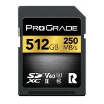 ProGrade Digital 512GB SDXC UHS-II V60 250R Memory Card