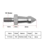 Stainless Steel Replacement Tripod Spike 1/4  Inch