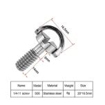 Tall D-Ring Adapter Screw 1/4-11 Inch S06
