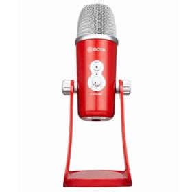 Boya BY-PM700R USB Podcast Microphone - Red
