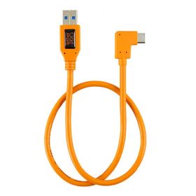 Tether Tools Tetherpro USB 3 to USB-C Right Angle 50cm Hi-Vis Orange