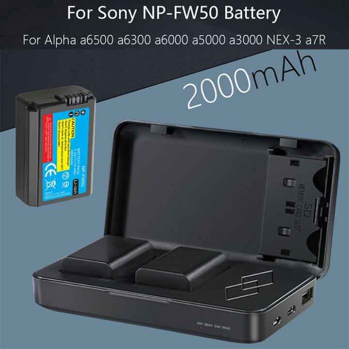 Sony Camera Battery Np Fw50, Sony A6000 Battery Np Fw50